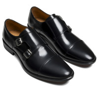 Sapato Social Monk Strap Barlee Preto